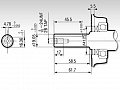 Cylindrical shaft